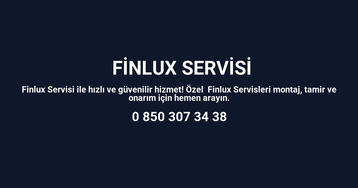 Asarcık Finlux Servisi
